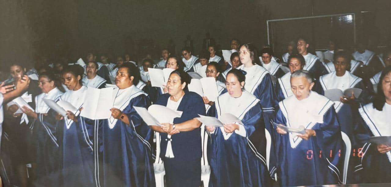 Foto histórica da AD Madureira Atibaia