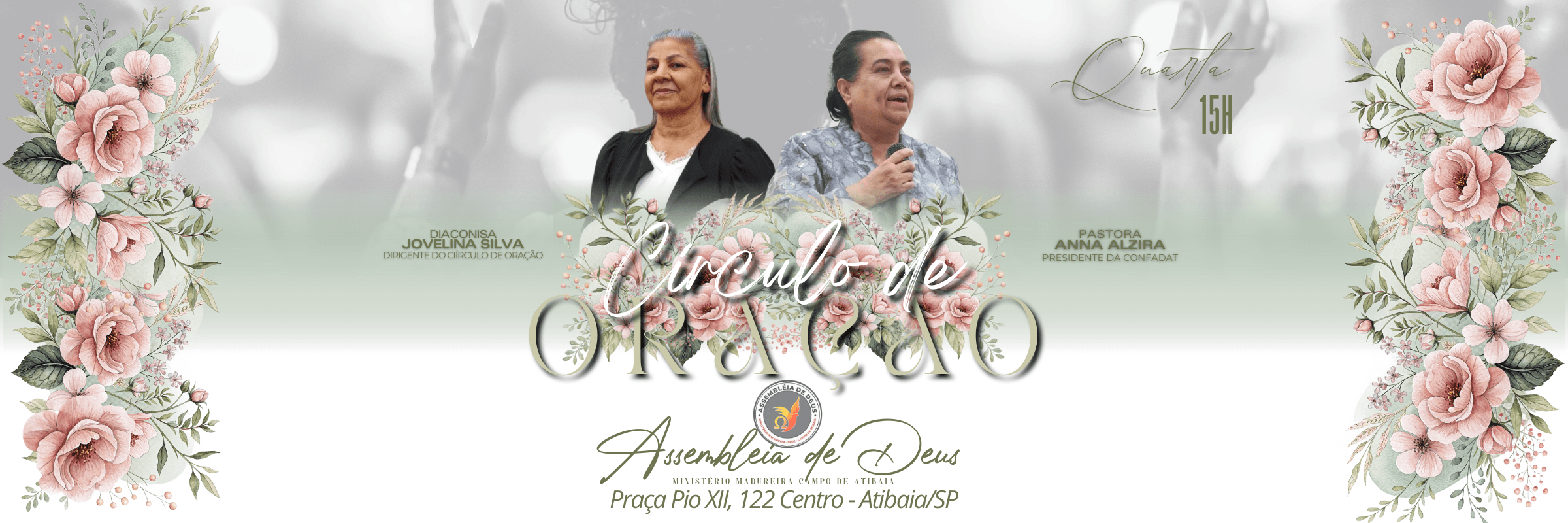 Banner do Círculo de Oração da AD Madureira Atibaia