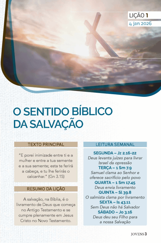 Arte da lição 1 — O Conceito Bíblico da Salvação