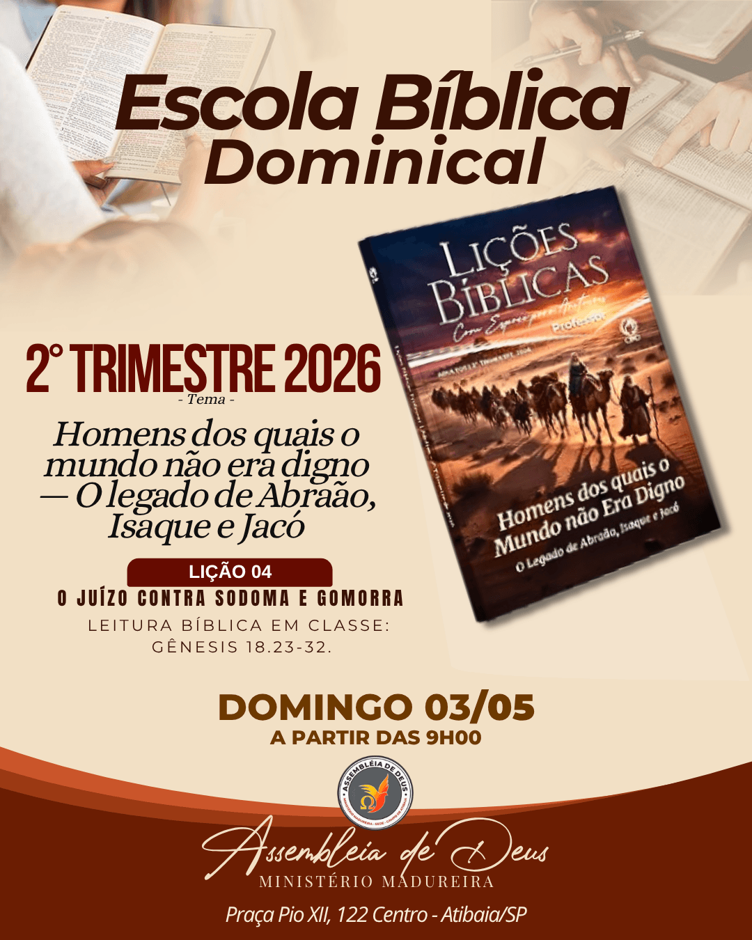 Escola Bíblica Dominical (EBD)