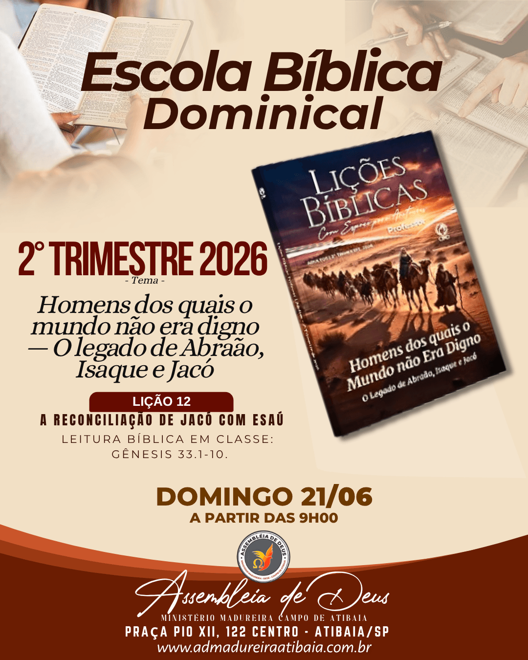 Escola Bíblica Dominical (EBD)