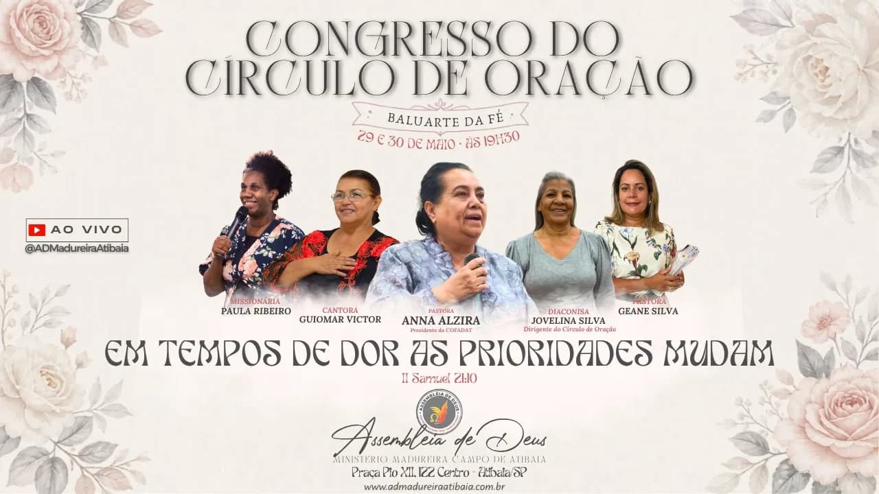 Congresso do Círculo de Oração — Baluarte da Fé | 1º Dia | 29 de Maio