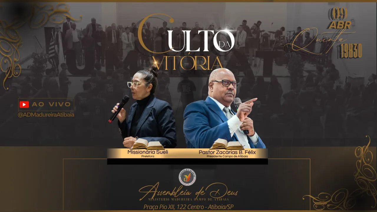 🔴 AO VIVO | Culto da Vitória com a Missionária Sueli | Palavra e Vitória da Parte de Deus