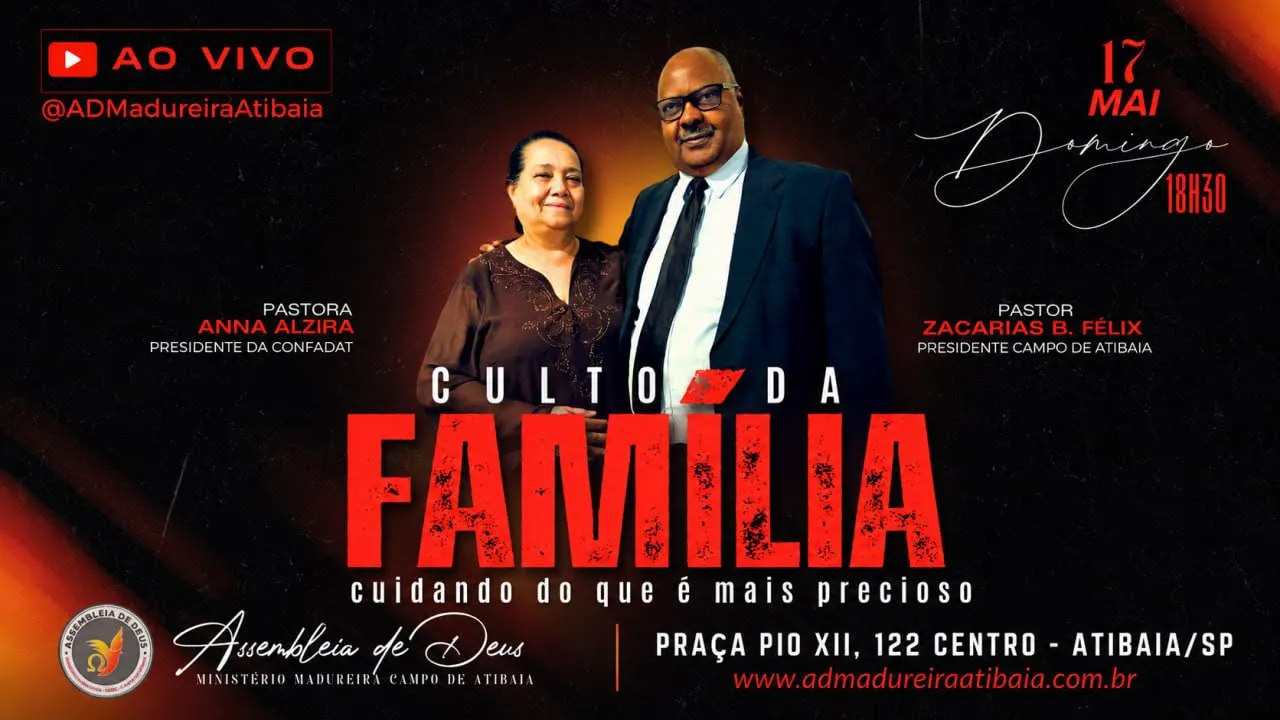 🔥 GRANDE CULTO DA FAMÍLIA AO VIVO | Uma Noite de Renovo, Palavra e Presença de Deus | AD Madureira
