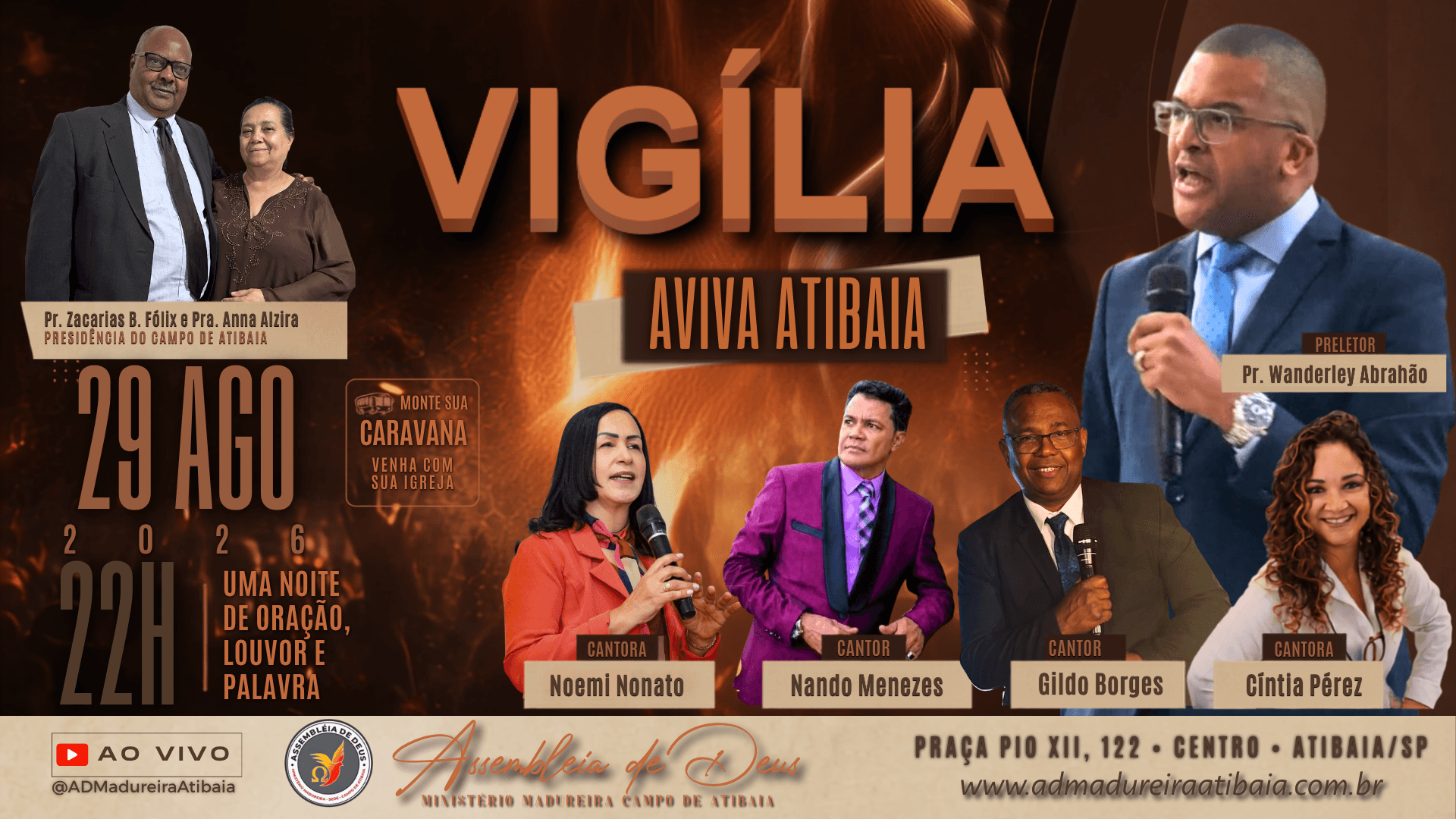 Vigília 29 de agosto — AD Madureira Atibaia